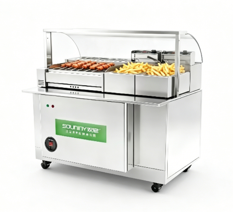 Theme Park Food Service Ventilation: Ductless N-series, ND-series & CV-A/B/C Ventless Carts for High-Traffic Attractions