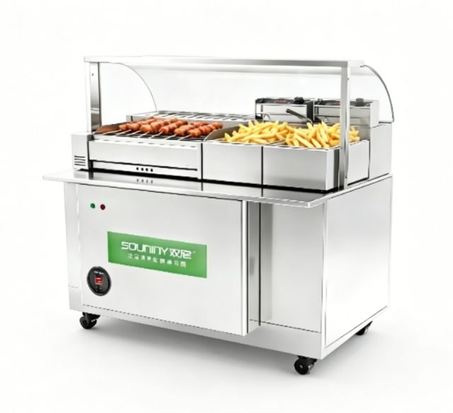 Theme Park Food Service Ventilation: Ductless N-series, ND-series & CV-A/B/C Ventless Carts for High-Traffic Attractions