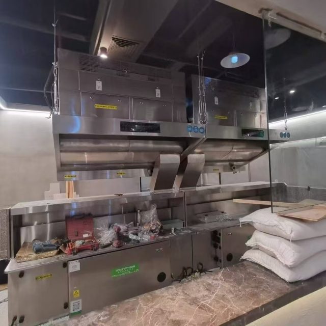 Steakhouse and Chophouse Kitchen Ventilation: Ductless ND-series, N-series & Odor Removal Tower for Broilers, Griddles, and Dry-Aged Beef Stations