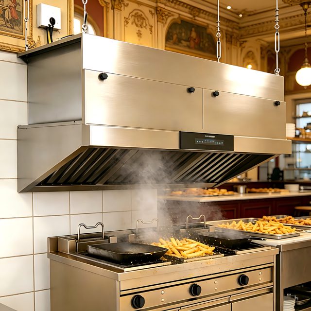 Aquarium and Zoo Cafe Kitchen Ventilation: Ductless N-series, ND-series & Odor Removal Tower for Animal-Sensitive Air